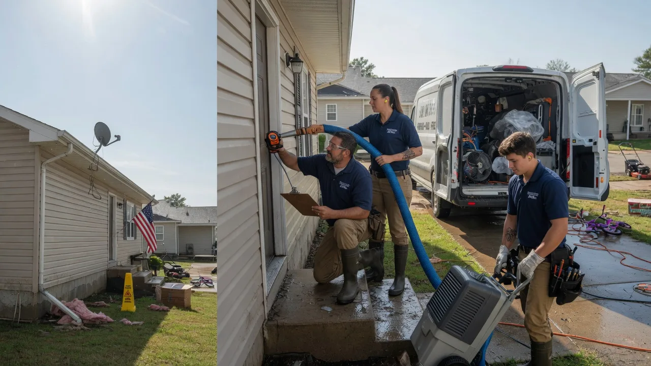 Ceiling Water Damage Restoration in Mound City, SD near me